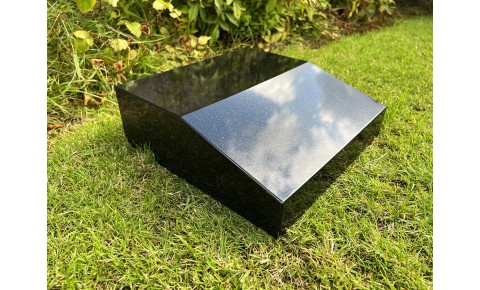 Granite Memorial Tablet Wedge | 300 X 300 X 50MM | 12" X 12" X 4"